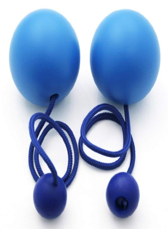 Play Pair of Contact Poi Pro with 80mm Stage Ball- Blue - Image 2