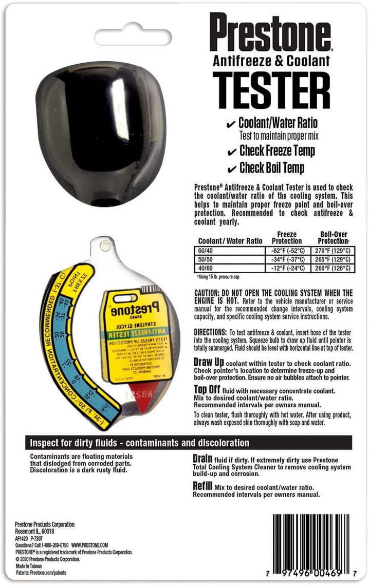 Prestone AF-1420 Antifreeze/Coolant Tester - Image 2