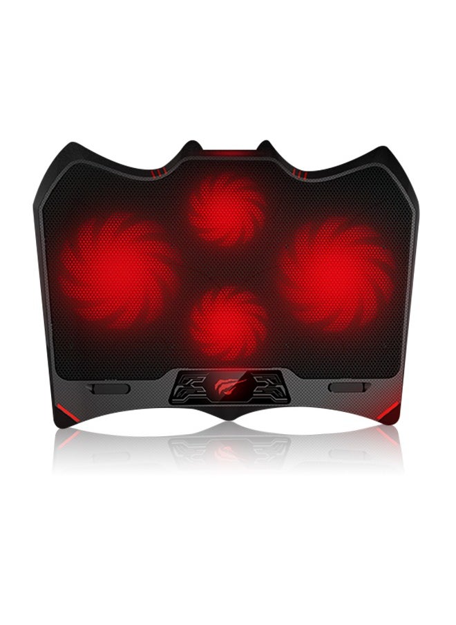 havit Laptop Cooling Pad, Adjustable Height, Ergonomic Design, Equipped with 2 USB Ports, Compatible with Multiple Sizes of Computers  - Image 1