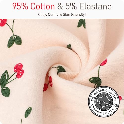 Knirose Organic Transitional Baby Swaddling Sack with Arms Up Length Sleeves Mitten Cuffs 0-3 Months Wearable Swaddling Blanket Sleeping Bag for Newborns Boys Girls Sleep Sacks Snug Fit Calms Startle Reflex - Image 5