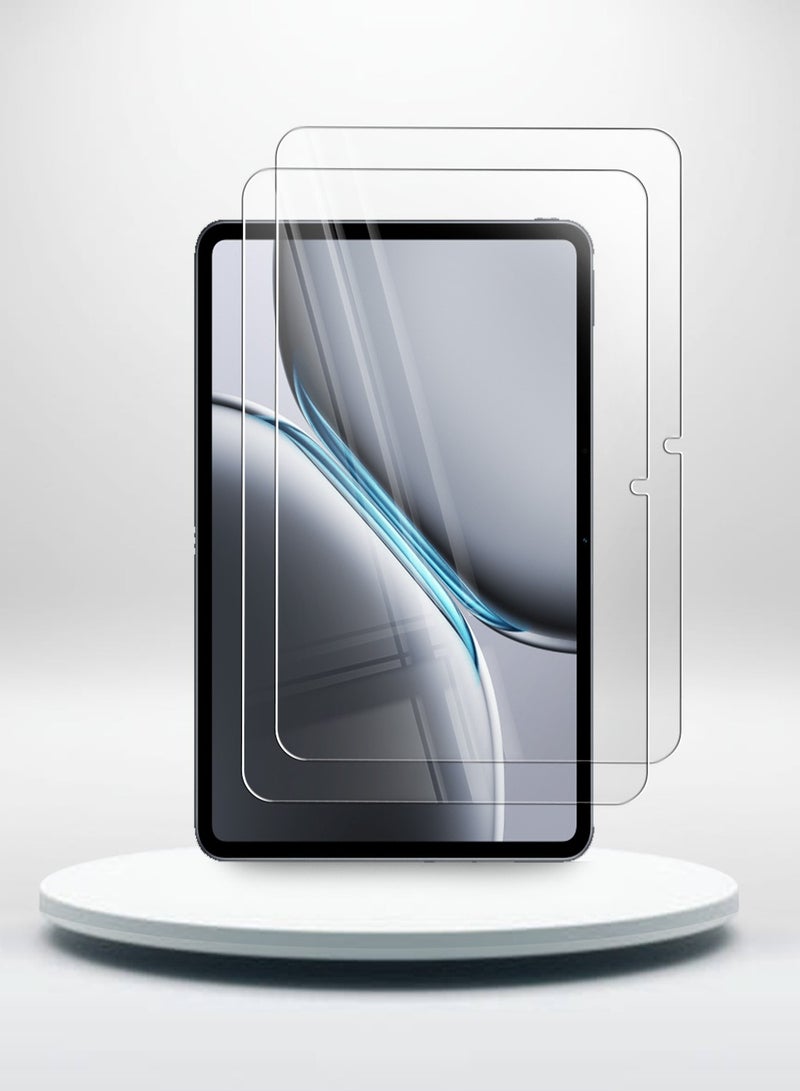 Techie 2 Pack of OnePlus Pad 2 12.1 Inch 2024 HD Clear Tempered Glass Screen Protector Bubble Free Easy Installation - Image 1