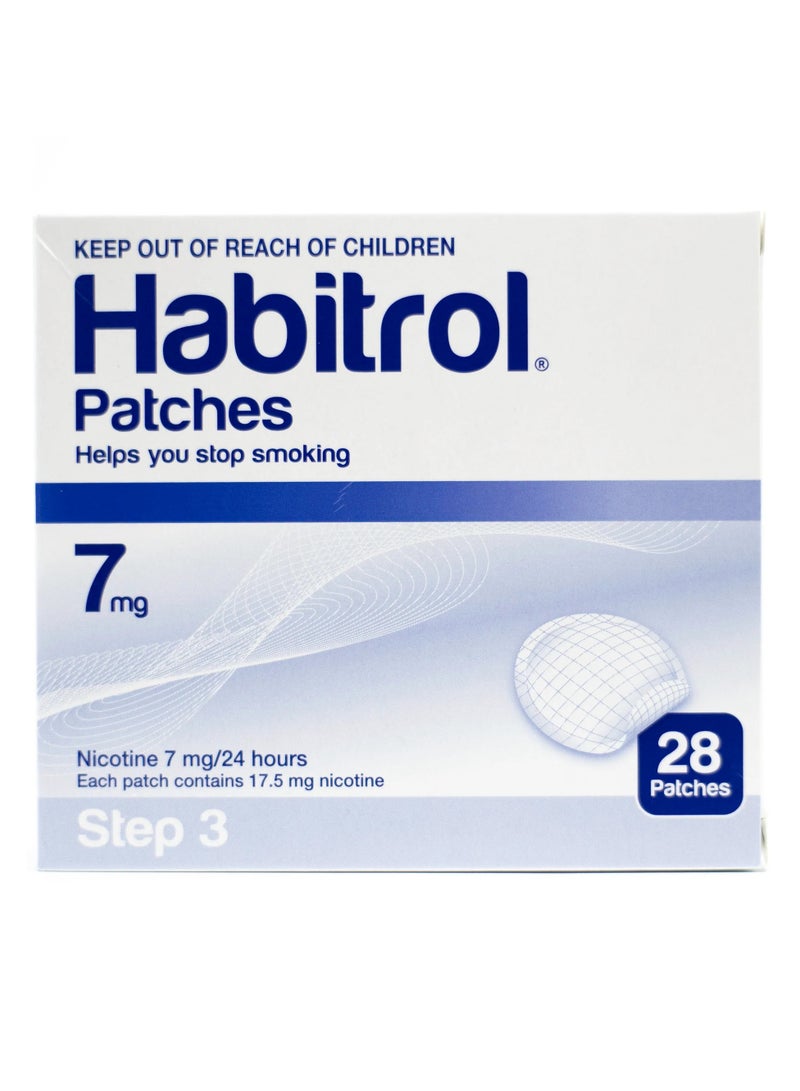 Habitrol Patches Stop Smoking Aid Patches - 28 Each (Step 3 - 7 Mg) - Image 1