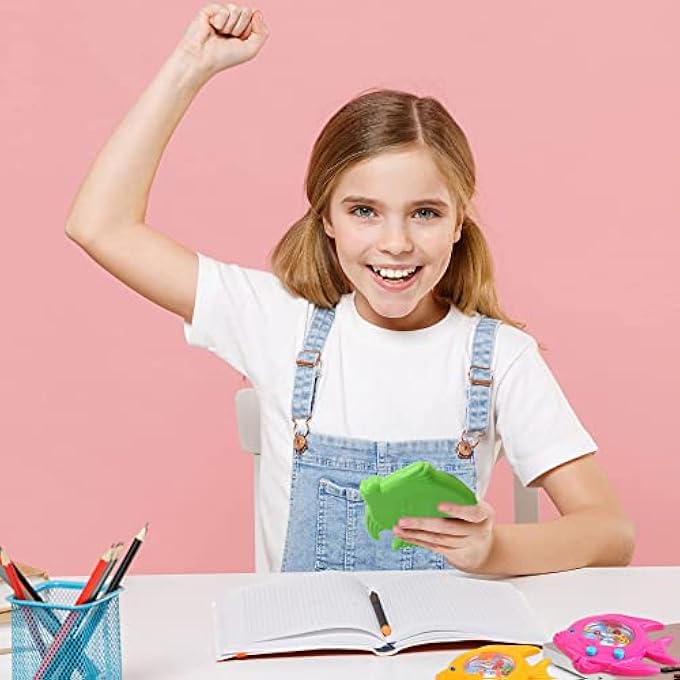 16 PIECES FISH RING TOSS GAMES, HANDHELD WATER FISH COLORFUL ARCADE RETRO POCKET TOYS FOR KIDS, RETRO GAME, PARTY, FAVORS GAME,PRIZES, GIFT TRAVEL, PASTIME - Image 4