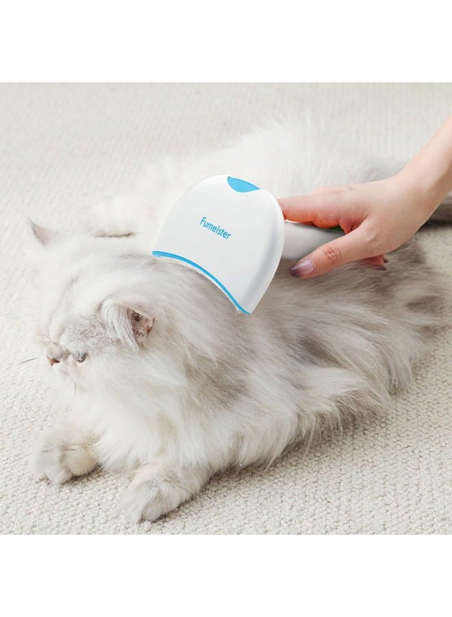 Fumeister Pet Undercoat Deshedding Tool for Dogs - Wide Curved Undercoat Brush for Effortless Pet Deshedding, Loose Hair Remover for Dogs & Cats (Blue) - Image 5