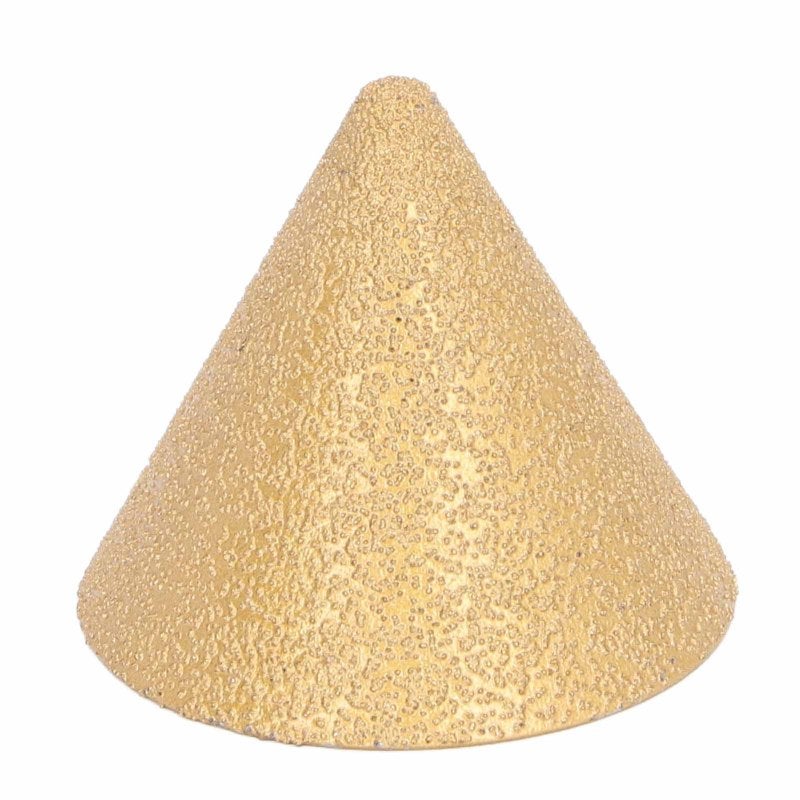 Chamfer Bit: M10 Thread, Compact Size, 57-Degree Base Angle, Fine Grits - Clean Edge Results, Multi-Material Compatibility, Quick Easy Installation for Professional & DIY Tile, Marble, Stone Fabricati - Image 1