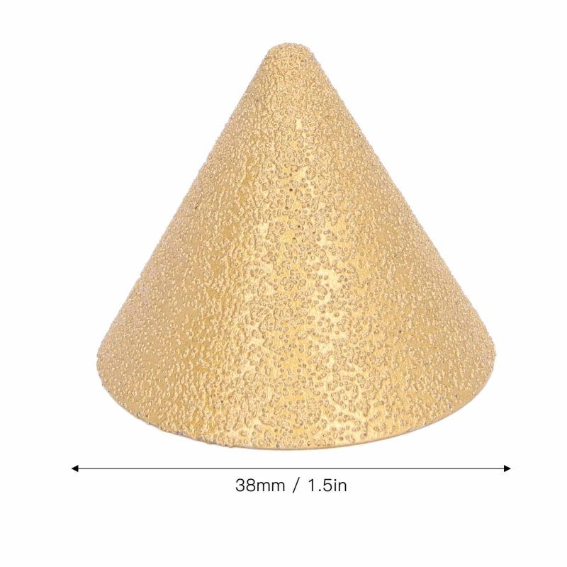 Chamfer Bit: M10 Thread, Compact Size, 57-Degree Base Angle, Fine Grits - Clean Edge Results, Multi-Material Compatibility, Quick Easy Installation for Professional & DIY Tile, Marble, Stone Fabricati - Image 3
