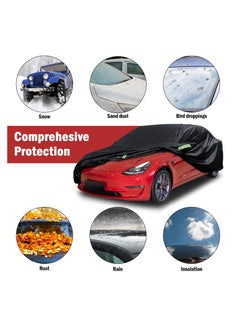 Car Cover for Tesla Model 3 Waterproof All Weather Protection Full Exterior Cover Rain Snow UV Protection with Charging Port Ventilated Mesh Door Zipper(Black) - pzsku/ZC83876F7B9F5476B8129Z/45/_/1718623648/d13c2f57-c2c9-426a-bc31-f53e8adf68d7