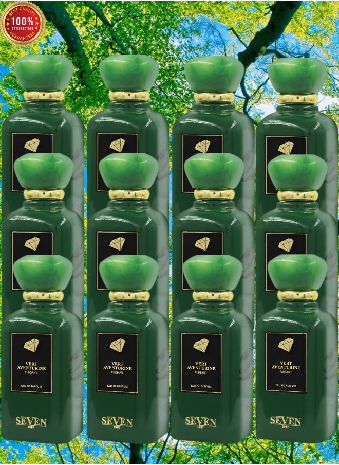 Seven 12 Pieces Vert Aventurine Elegant Perfume 100ml EDP  - Image 1