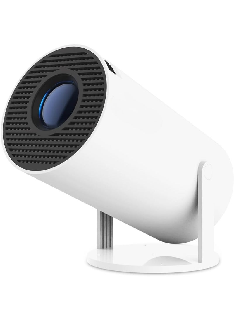 بروجكتور ميني ذكي بدقة 4K – بنظام أندرويد 11، واي فاي 6 5G، بلوتوث 5.0، دعم 1080P، سطوع 8000 لومن، 200 انسي، سينما منزلية محمولة - Image 1