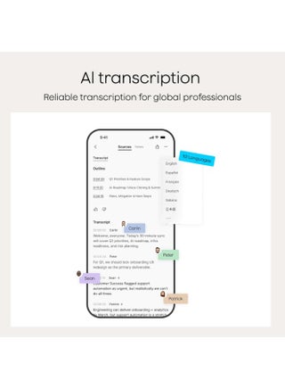 Plaud Note Pro AI Voice Recorder, Transcribe & Summarize with AI, App Control, Note Taker for Meetings & Calls, Supports 112 Languages, Ultra-Slim w/InstantView Display, Case Included, Black - view 5