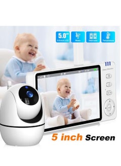 Bebiland Baby Monitor, 5 Inch Sreen with Night Vision, 720p Video Baby Monitor with Camera and Audio, Vox, 2-Way Talk, 8 Lullabies and 300m Range No Wifi  - Image 2