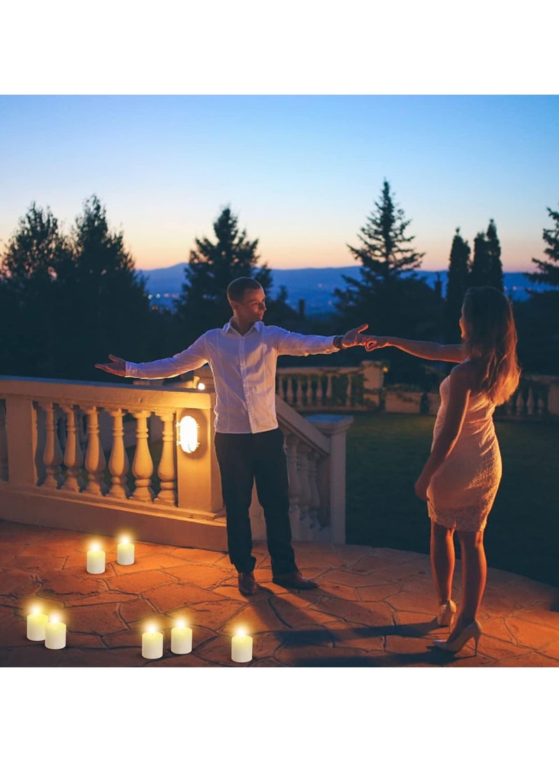 شموع عمودية غير معطرة عالية الجودة غير معطرة 2 × 2 بوصة، ساعات احتراق طويلة، شموع زينة بلوكية، شموع سبا وشموع عشاء - شمعة عشاء تنفيذية نظيفة الاحتراق بدون قطرات | مجموعة من 4 - Image 3