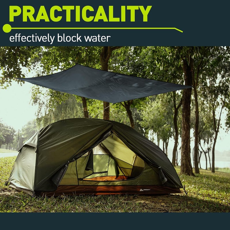 Forceatt Tent Waterproof Footprint, 2 Person Ultralight Tent tarp for Picnic and Beach Mat,Tent Footprint and Hiking - Image 5