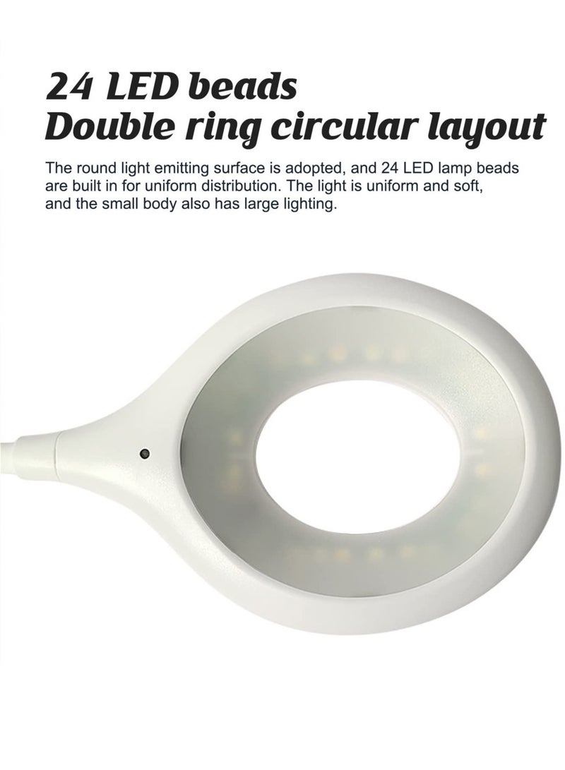 ELTRAZONE Voice-Controlled USB LED Table Lamp for Bedroom Living Room Dorm Home Office - Intelligent Night Light - Image 3