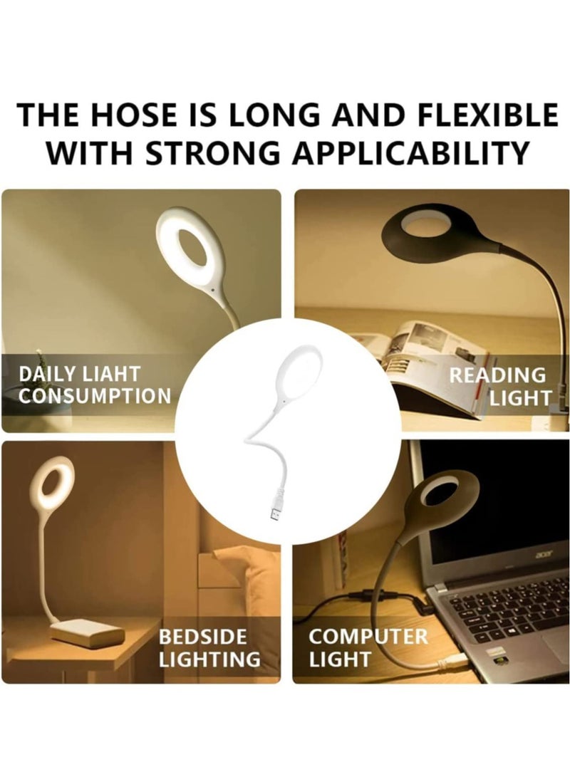 ELTRAZONE Voice-Controlled USB LED Table Lamp for Bedroom Living Room Dorm Home Office - Intelligent Night Light - Image 5