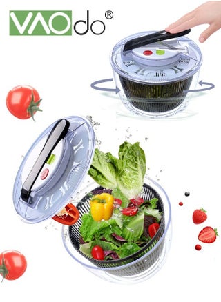 Fruit SpinnerLarge Salad Spinner with Drain Bowl and Colander Quick and Easy Multi-Use Lettuce Spinner Vegetable Dryer Fruit Washer Pasta and Fries Spinner - pzsku/ZC83903E3752BFC98E2E4Z/45/_/1689579989/c8571111-8c04-4e80-96c6-d04fca4a6b1a