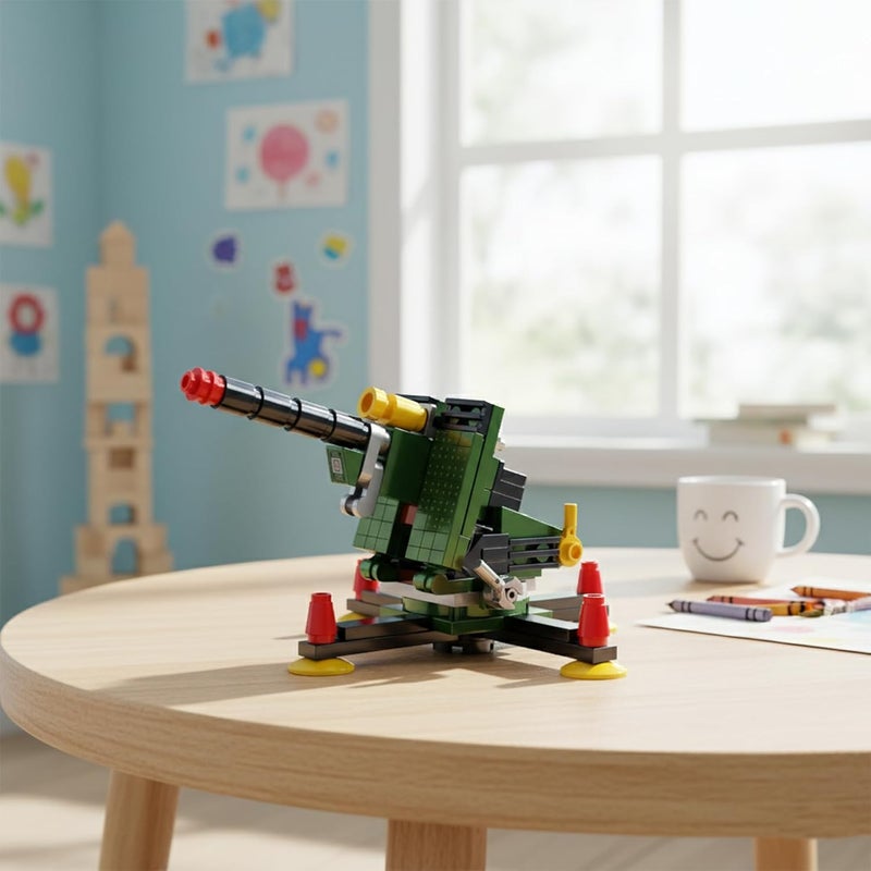 ThinkerPlace 8 in 2 Armored Corps - Anti-Aircraft Artillery Educational Toy - Image 3