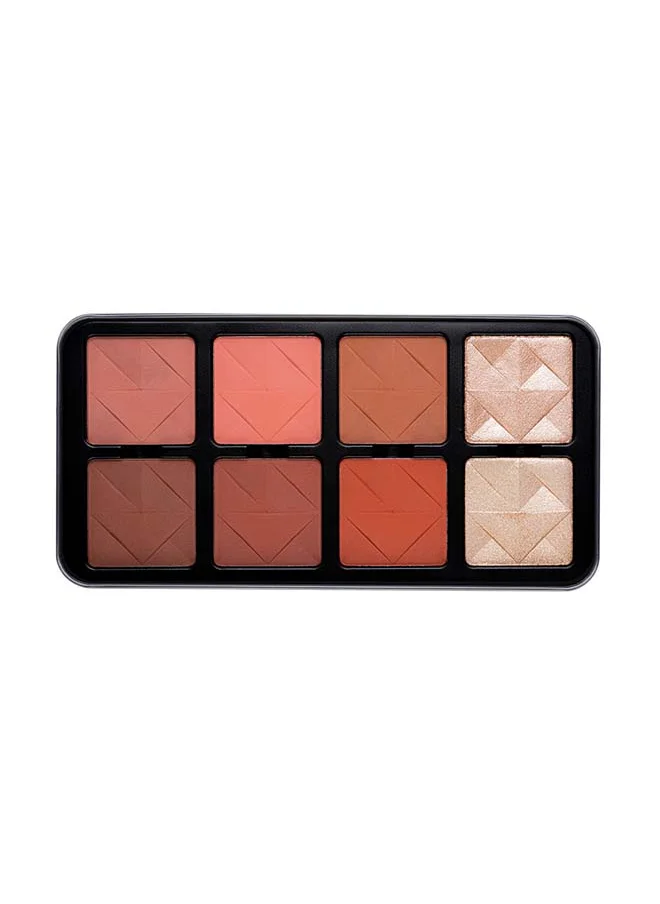 Character Pro Highlighter & Blush Palette  C-A201 Multicolour