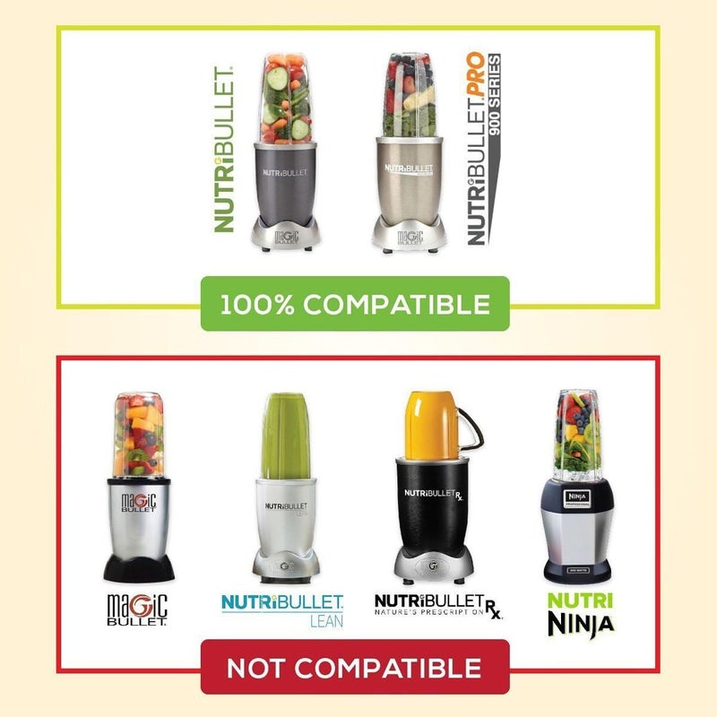 QUIENKITCH Replacement Cups for Nutribullet Replacement Parts 24oz Blender Cups Compatible with NutriBullet 600w and 900w Blender - Image 5