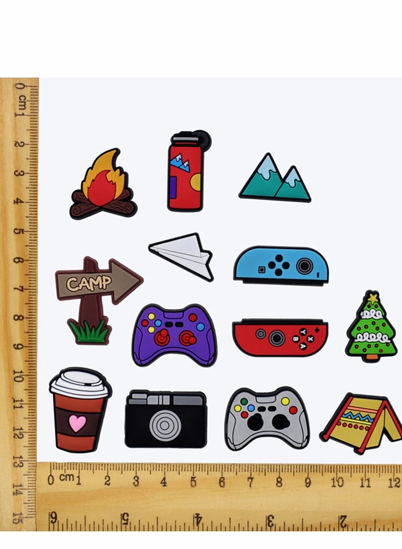 KASTWAVE Crocs Shoe Charms, Different Shoe Charms for Hole Hole Shoes Buckle Party Favors ​Mini Charms Bracelet Wristband Decorations for Men Women Kids Charm 40 PCS - Image 4