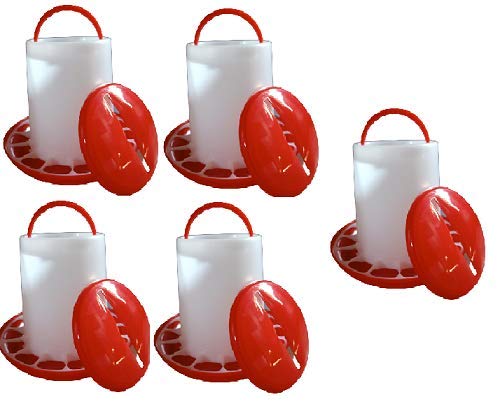 TMW TM&W-Chicken, Quail and All Other Birds Feeders & Drinkers Qty- (9 KG Feeder-5 PCS) - Image 4