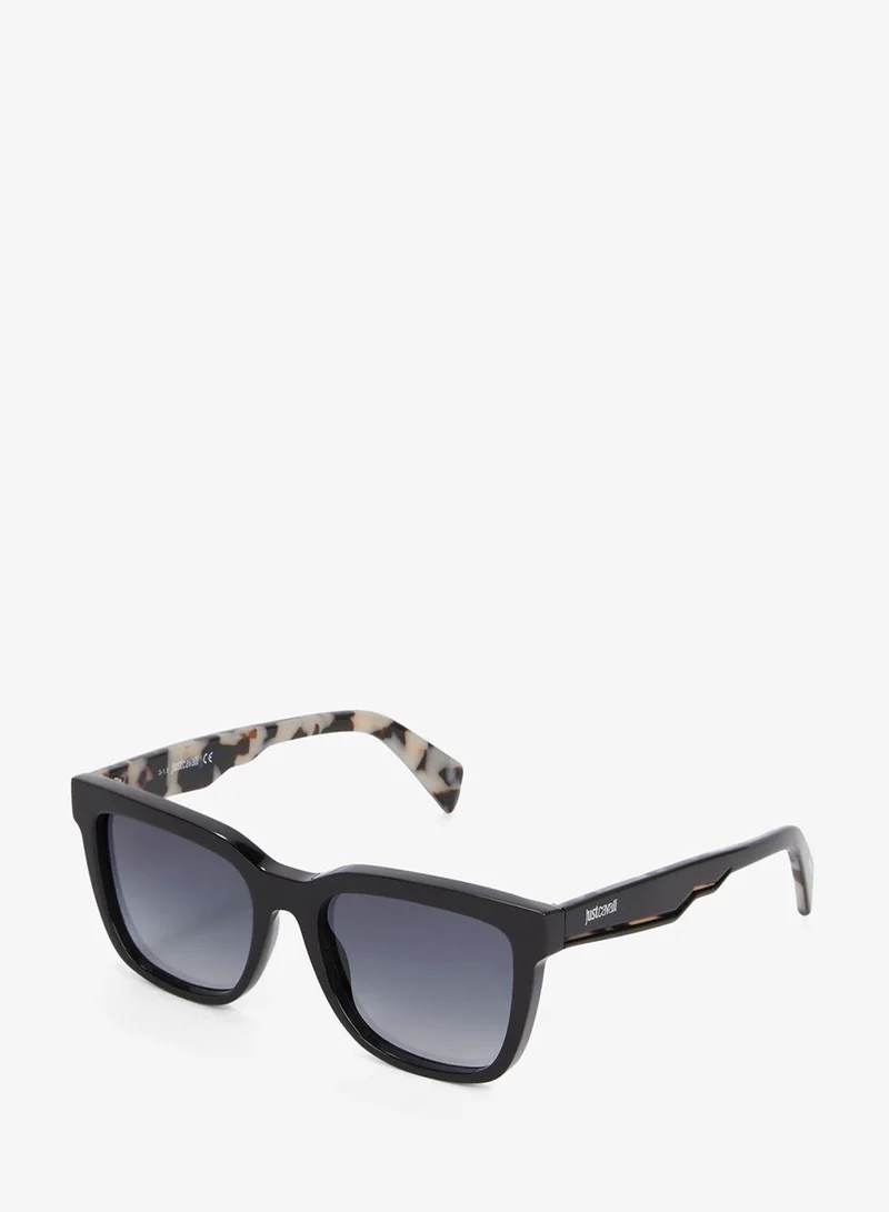 Just Cavalli  Black Sheen Grad Smoke Sunglasses for Men | Best Price UAE