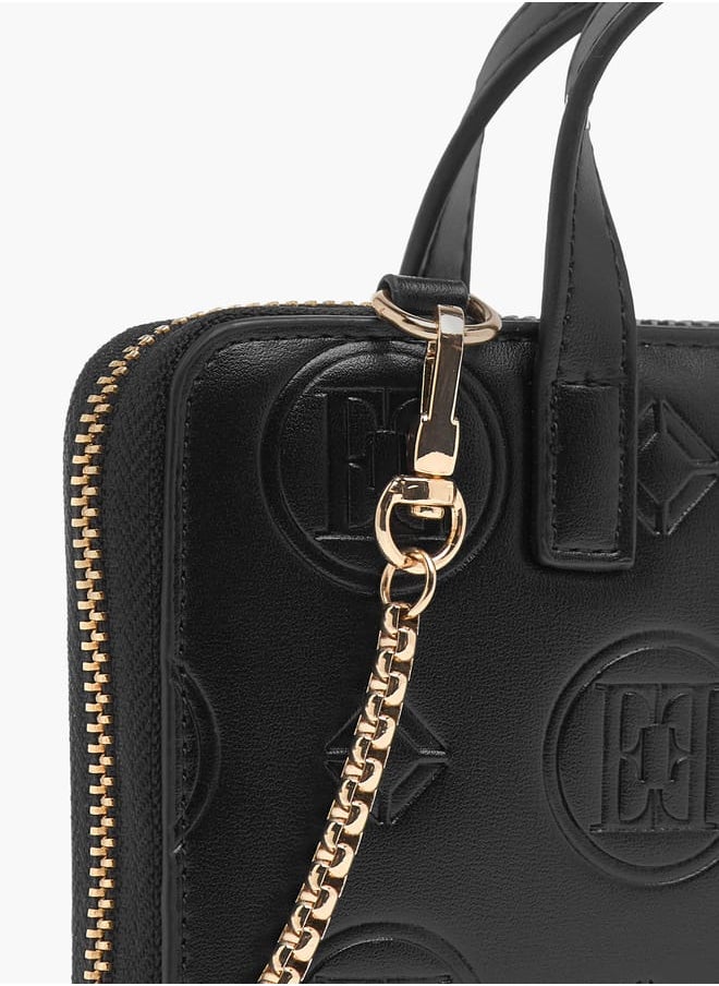 Womens Monogram Embossed Crossbody Bag With Detachable Chain Strap - pzsku/ZC8393DE79ACAC069625FZ/45/_/1736265989/9addc170-67f8-41d3-8194-55dede61eefd