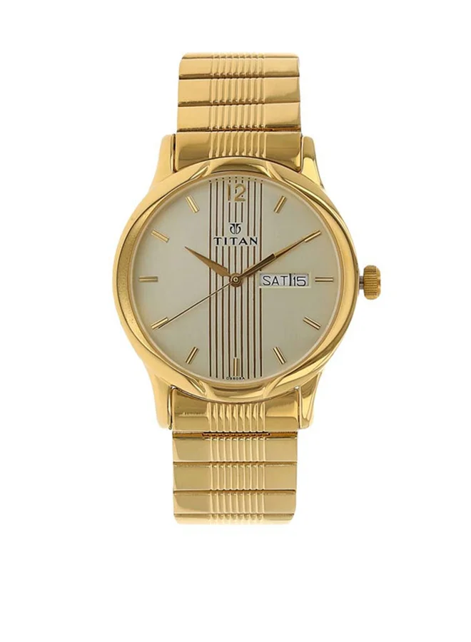 TITAN Stainless Steel Analog Wrist Watch 1580YM05