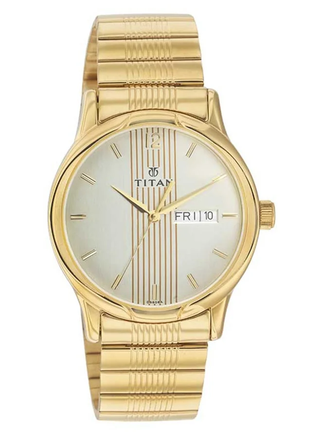 TITAN Stainless Steel Analog Wrist Watch 1580YM05