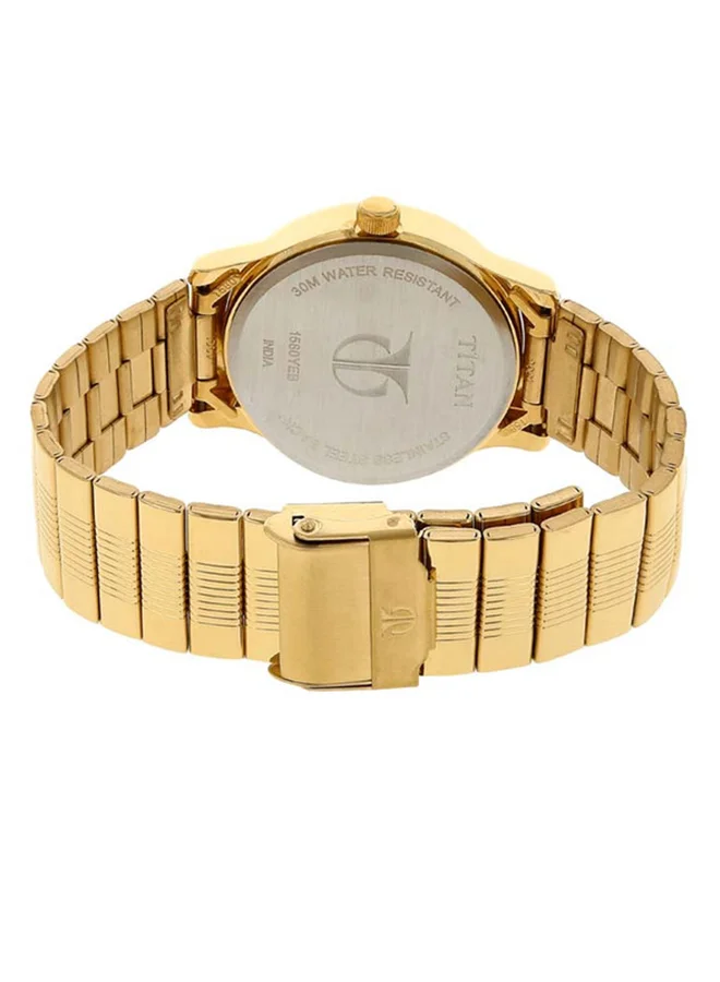 TITAN Stainless Steel Analog Wrist Watch 1580YM05