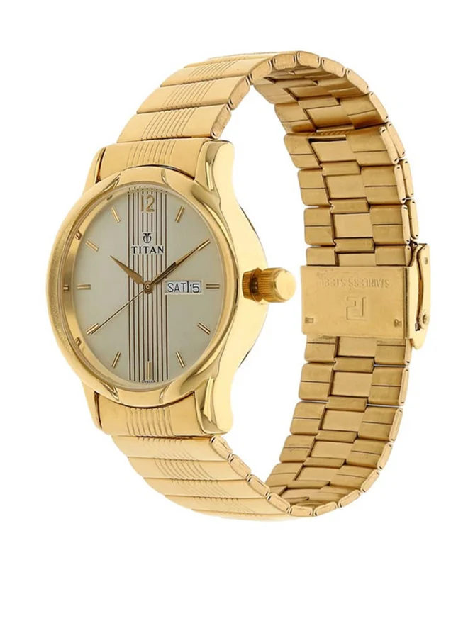 TITAN Stainless Steel Analog Wrist Watch 1580YM05
