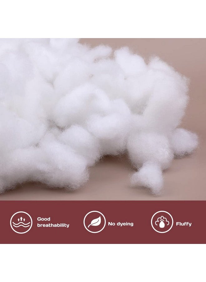 Butuze BUTUZE 5.29oz/150g Polyfill Stuffing Fiber Fill, White Premium Fiberfill Stuffing for Craft, High Resilience Crochet Stuffing, Stuffing for Stuffed Animals, Cotton Batting, Recyclable  - Image 4