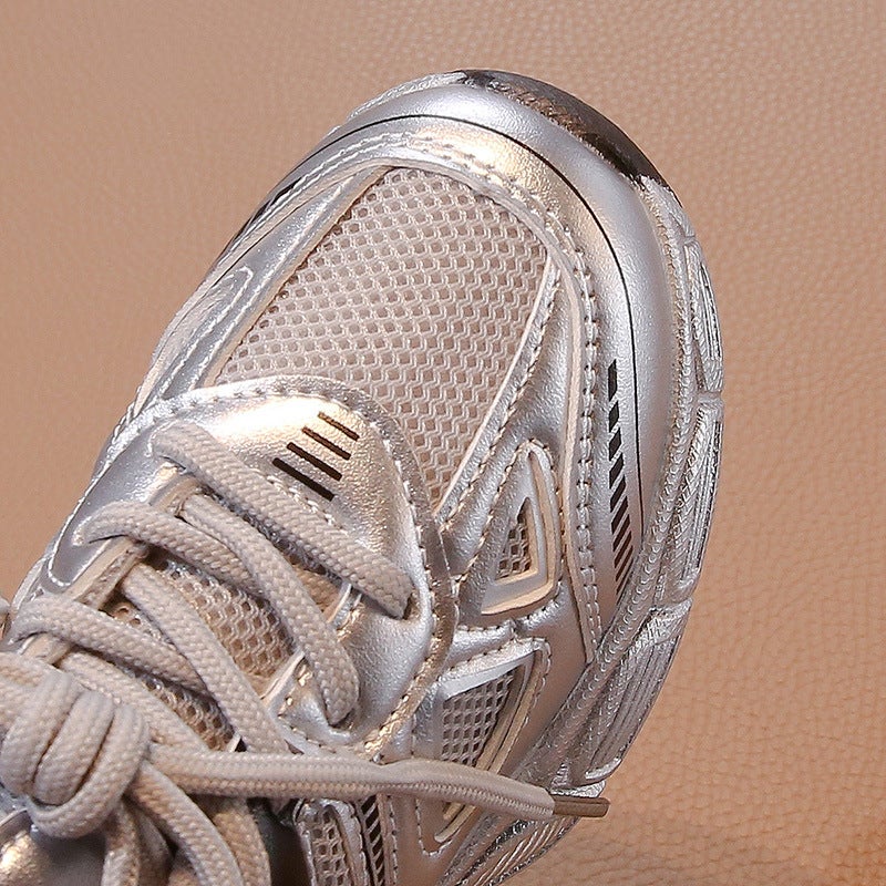 Children'S Double Mesh Sports Shoes Breathable 2025 Fashion Boys' Casual Shoes Girls' Running Shoes Easiest For Match Trbottomy Soft Sole - Image 5