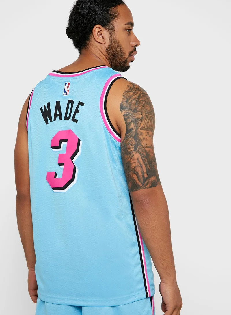 Nike Miami Heat Dwayne Wade Swingman 19 Jersey