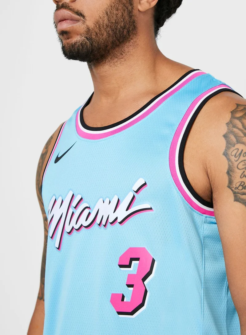 Nike Miami Heat Dwayne Wade Swingman 19 Jersey