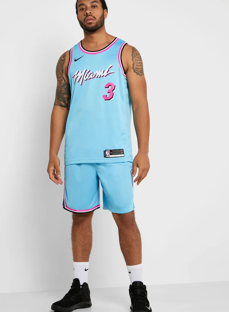 Nike Miami Heat Dwayne Wade Swingman 19 Jersey