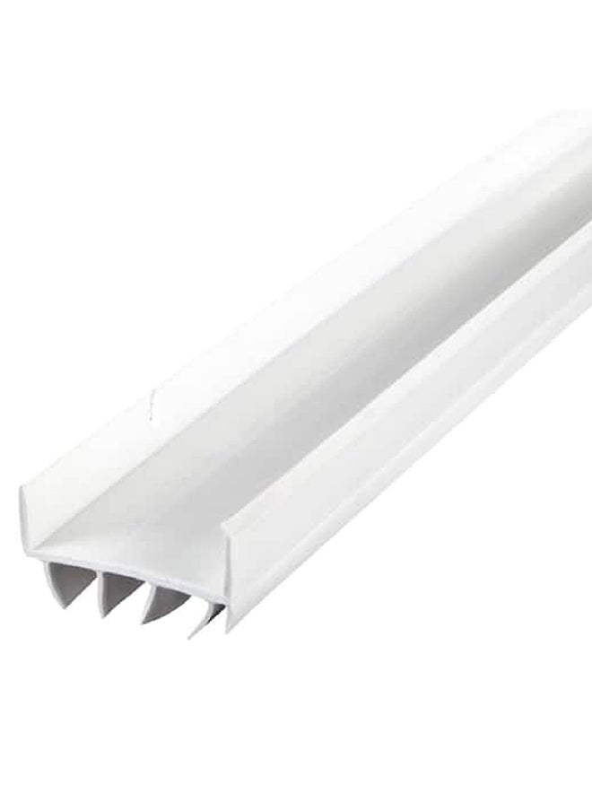 ام دي سدادة لقاعدة الباب على شكل U من الفينيل فائق الجودة تُثبت ببراغي أبي 1.13 x 36 x 2 بوصة  - Image 2