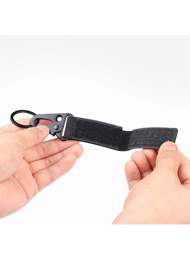 Generic Tactical Molle Clip Buckle,Nylon Belt Key Ring Keychain Holder Carabiners Hanger Buckle Hook for Outdoor Sport Hiking Climbing Camping - Image 2