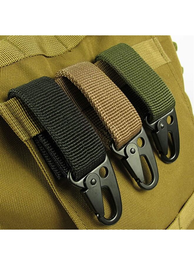 Generic Tactical Molle Clip Buckle,Nylon Belt Key Ring Keychain Holder Carabiners Hanger Buckle Hook for Outdoor Sport Hiking Climbing Camping - Image 4