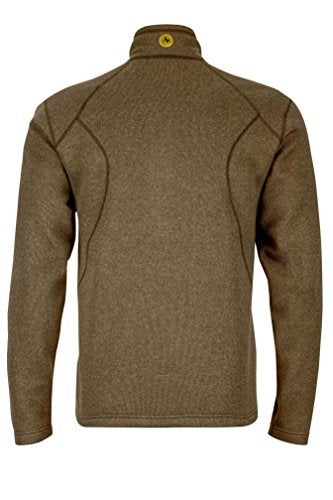 Marmot Men's Drop Line 1/2 Zip Pullover Lightweight 100-Weight Sweater Fleece Jacket, Deep Moss , Small - Image 4