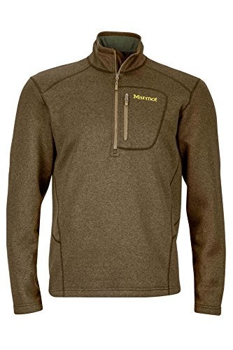 Marmot Men's Drop Line 1/2 Zip Pullover Lightweight 100-Weight Sweater Fleece Jacket, Deep Moss , Small - Image 5