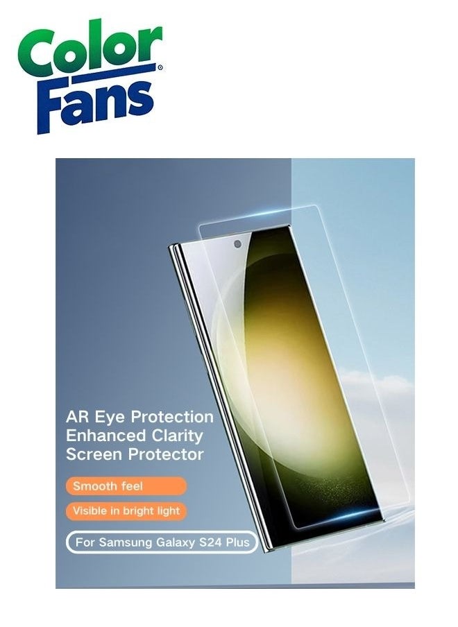 Color Fans Enhance Your Samsung S24 with HD AR Film: S24 Plus Full Screen Anti-Reflection Glare Protector  - Image 1