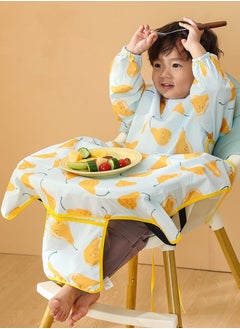 XiuWoo غطاء كرسي طعام للأطفال مضاد للماء وأكمام مضادة للاتساخ لمدة 6-48 شهرًا  - Image 1