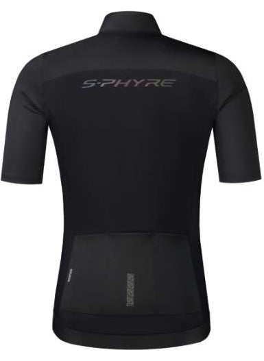 SHIMANO S-Phyre Wind Short Sleeve Windbreaker Jacket Black Xs  - Image 2