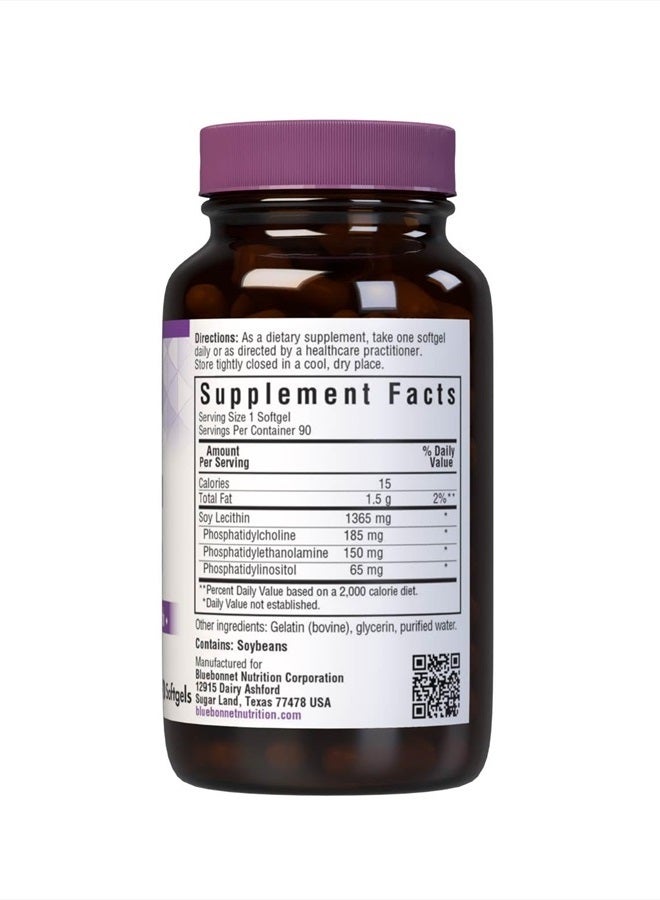 Bluebonnet Lecithin 1365mg, 90 Count - Image 2