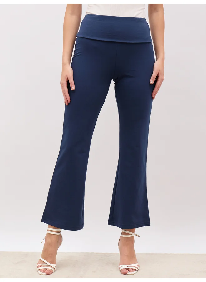 Styli Styli Elasticated Broad Waistband Flared Pants