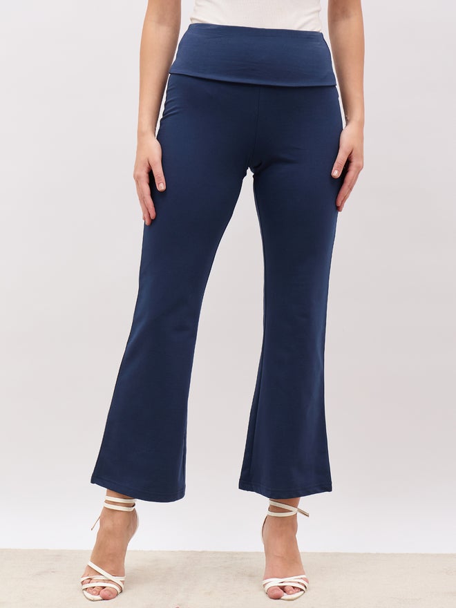 ستايلي بنطلون واسع بخصر مطاطي عريض - Image 2