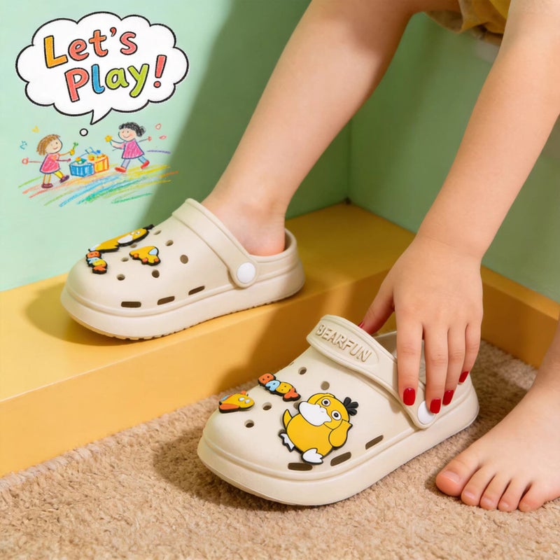 Children'S Hole Shoes Summer Popular Men'S And Women'S Cute Non-Slip Cartoon Ultra-Light Slippers Medium And Small Children'S Closed Toe Slippers - Image 3