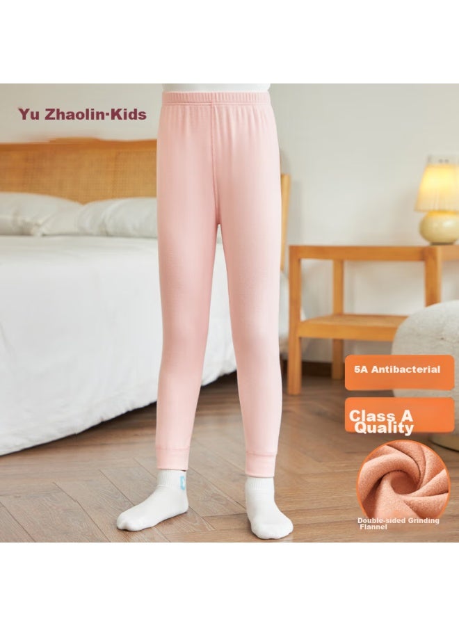 YUZHAOLIN Yuzhaolin Children's Autumn Long Johns, Girls' Antibacterial Inner Cotton Pants, Boys' Thermal Underwear, Mid To Big Kids' Single Pants, Autumn And Winter Base Layer Underpants  - Image 2