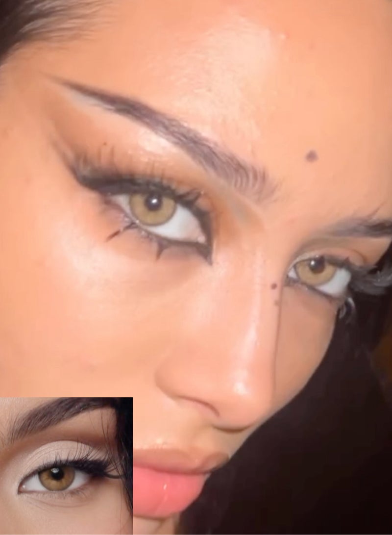 يونيبلينغ عدسات لاصقة ملونة سنوية جوز الهند البني - Image 1